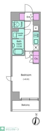 ドゥーエ日暮里の物件間取画像